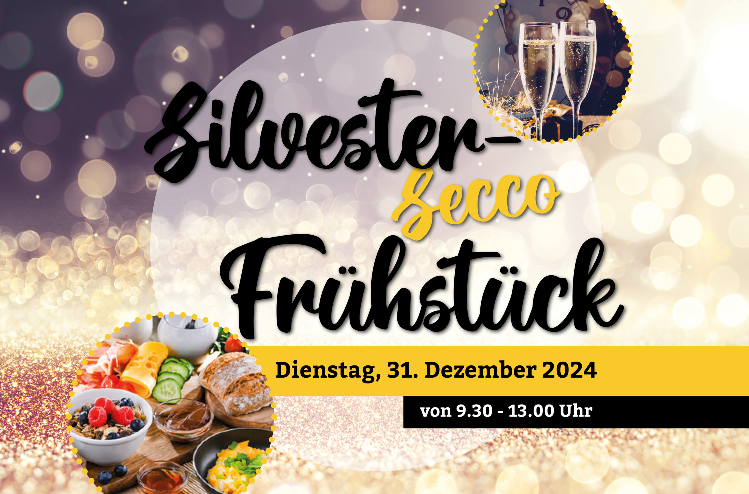 Silvester-Secco-Frühstück