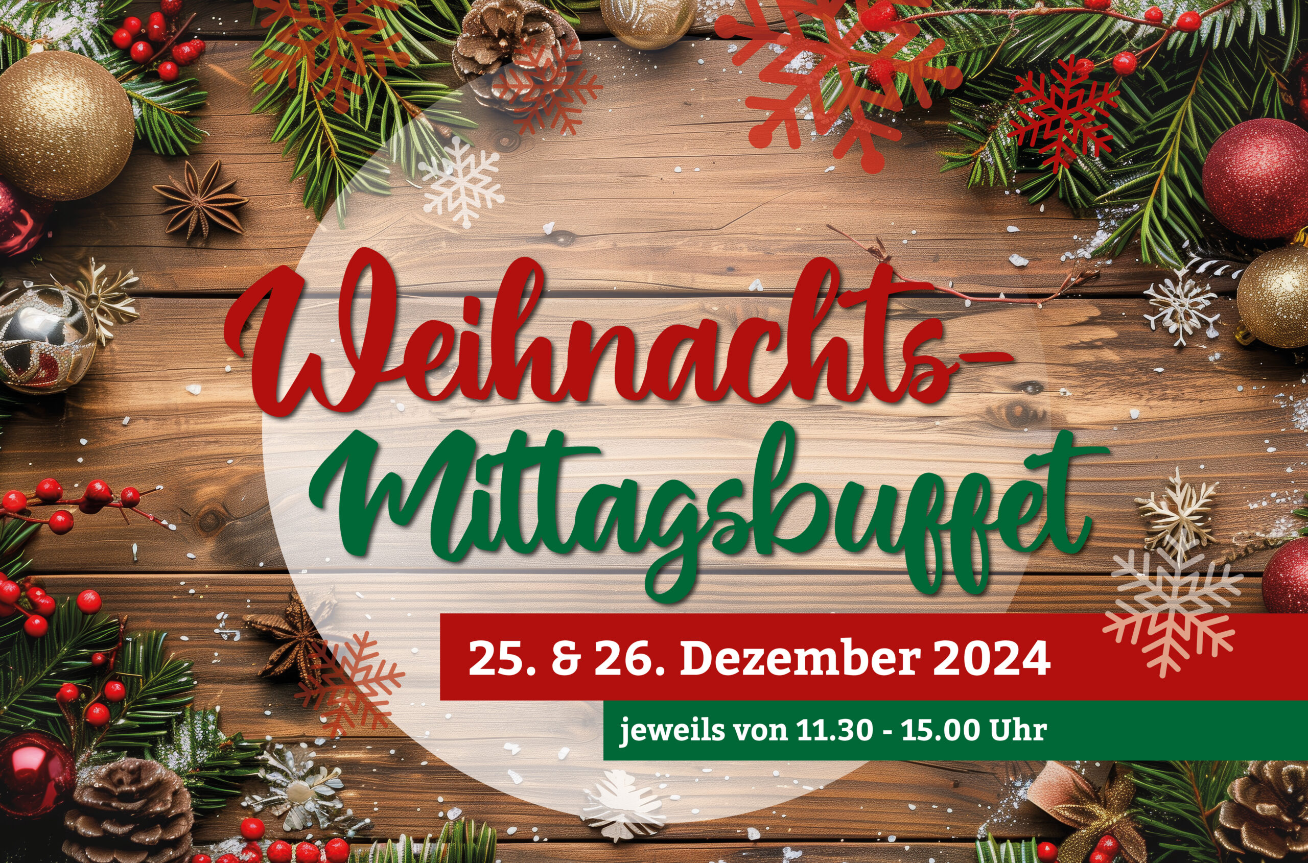 Weihnachts-Mittagsbuffet